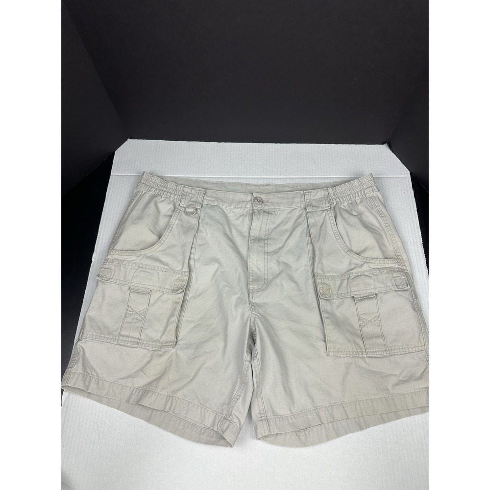 Hook & Tackle Mens Utility Cargo Shorts Size 42 Relaxed Fit Outdoor Fishing